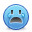 Smiley Sad Blue